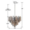 Crystorama Lighting Addis 12 - Light Chandelier in  Polished Chrome - 3 of 4