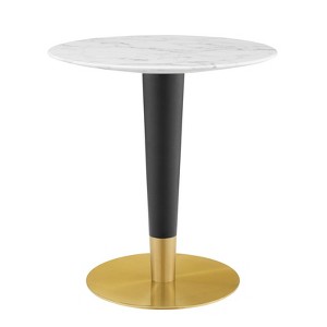 Modway Zinque 28" Artificial Marble Dining Table - 1 of 4