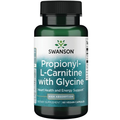 Swanson Sports Supplements Propionyl L-Carnitine with Glycine 60 Veg Caps.