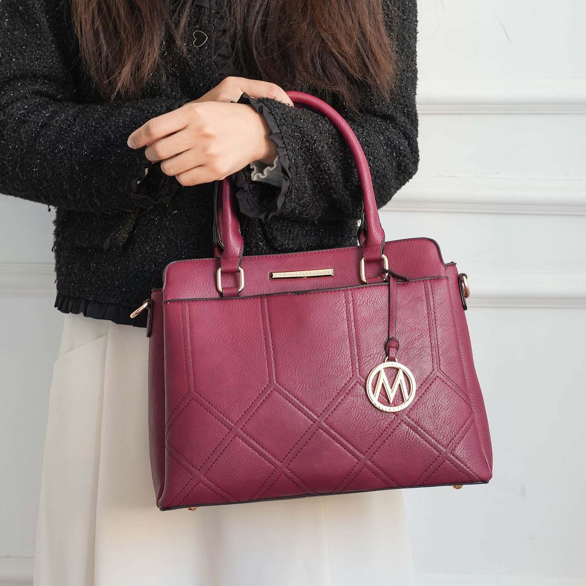 MKF Collection Elodie Triple Compartment Women’s Tote Bag by Mia K - thumbnail 3