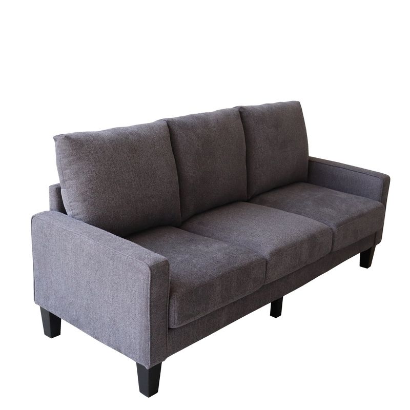 75" Modern Living Room Furniture Fabric Sofa - ModernLuxe, 4 of 8