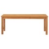 vidaXL Patio Bench 44.9 inches  Solid Teak Wood - 2 of 4