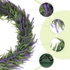 Unique Bargains Farmhouse Decor Front Door Hanging Artificial Wreaths for All Season - 2 of 4