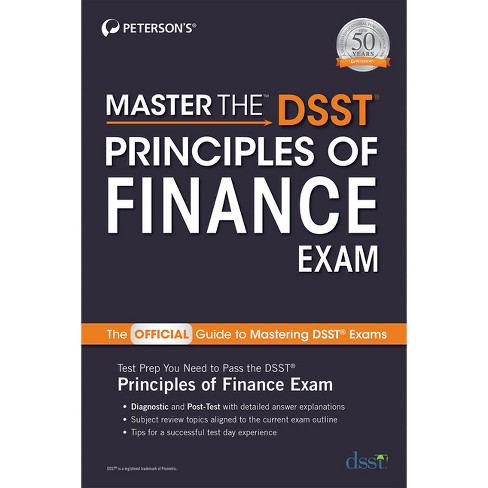 Master the Dsst Principles of Finance Exam - by  Peterson's (Paperback) - image 1 of 1