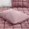 NicBex 2 PCS Velvet Comforter Set with 3D Puff Stitching,Quilt Set with Midweight Down Alternative Comforter&Sham,Machine Washable - 4 of 4