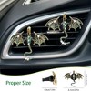 TruAIR Gold Car Bling Dragon Vent Clips - 4 of 4