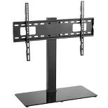 Mount-It! Table Top Swivel TV Stand Riser for Flat Screen & Curved 37 - 70 in. TVs with Height Adjustable and Swiveling TV Mount | Holds Up to 77 Lbs.