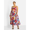 Rebdolls Women's Analise Floral Print Skater Maxi Skirt - 2 of 4