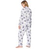 Casual Nights Women's Flannel Long Sleeve Button Down Pajama Set - 3 of 4