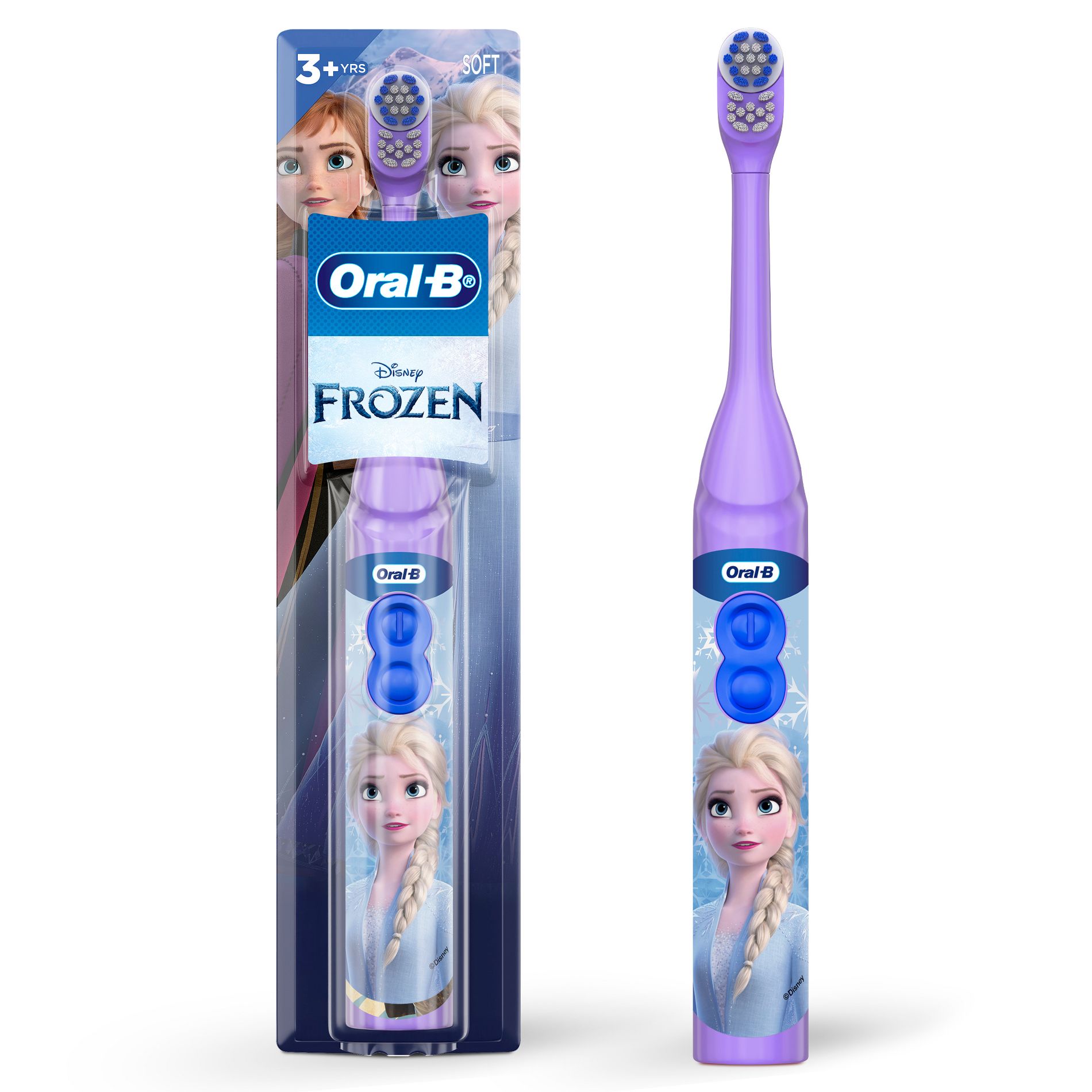 Oral-B Kid's Battery Disney's Frozen Toothbrush - Soft Bristles