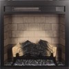 SEVOBAL Indoor Fireplaces Electric Wall-Mounted Fireplace Electric Fireplace Infrared Fireplace Heater for Indoor, Black, 28"*5.8"*20" - 4 of 4