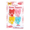 CharCharms 4pk Holiday Straw Topper - 2 of 4
