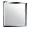 GlasFlength Decorative Wall Mirrors Edgy Mirror Industrial Mirror Bold Mirror Sleek Mirror Rectangular Mirror for Bedroom, Black, 44.09"*0.98"*39.57" - 3 of 4