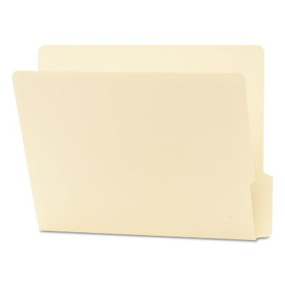 Smead Folders 1/3 Cut Bottom Reinforced End Tab Letter Manila 100/Box 24137