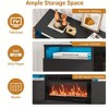 Garvee TV Stand, Center Cabinet with Storage Place for TV Up to 75", Modern Entertainment Center with Storage Cabinet - 4 of 4