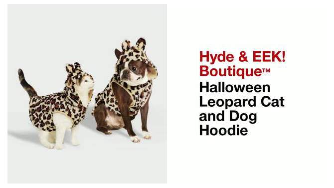 Halloween Leopard Dog and Cat Hoodie - Hyde & EEK! Boutique™, 2 of 11, play video