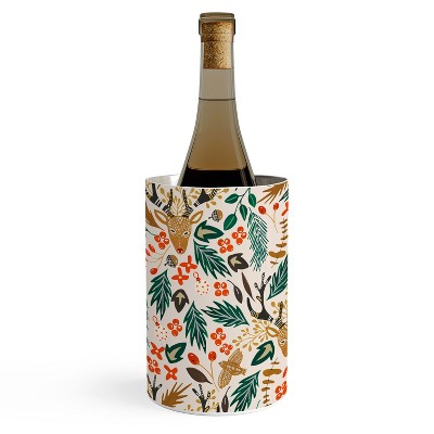 Marta Barragan Camarasa Christmas in the wild nature Wine Chiller -Deny Designs