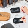 Talented Kitchen 24 Pack Wooden Hanging Tags, 4.33x2.5”, String, Hanging Labels for Organizing - 3 of 4
