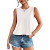 Zeagoo Graphic Tank Tops for Women Summer Casual Sleeveless Print Shirts Loose Fit Trendy Tops XXL - 2 of 3