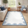 Lahome Short Pile Sunburst Area Rug – Plush Bohemian Accent for Living Room or Bedroom - 4 of 4
