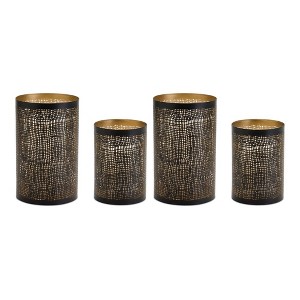 Melrose Abstract Metal Candle Holder (Set of 2) - 1 of 4