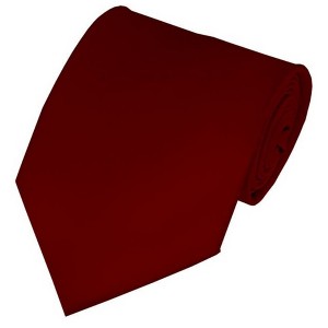 Solid Color 3.5 Inch Wide And 62 Inch Extra Long Necktie For Big & Tall Men - 1 of 4