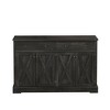 Okak Sideboard Cabinet, Bufft Cabinet with 4 Doors and 2 Drawers, Storage Cabinet for Living Room, Dining Room, Kitchen, Black Brown - 4 of 4