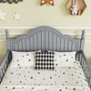 KTMBDW Twin/Full Bed Frames for Kids with Wood Headboard, No Box Spring Needed Easy Assembly Platform Bed for Girls and Adults - 4 of 4