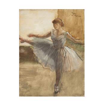 14" x 19" Edgar Degas 'The Ballerina' Unframed Wall Canvas - Trademark Fine Art