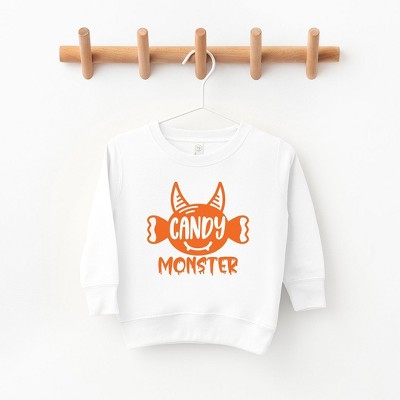 The Juniper Shop Candy Monster Horns Toddler Graphic Sweatshirt