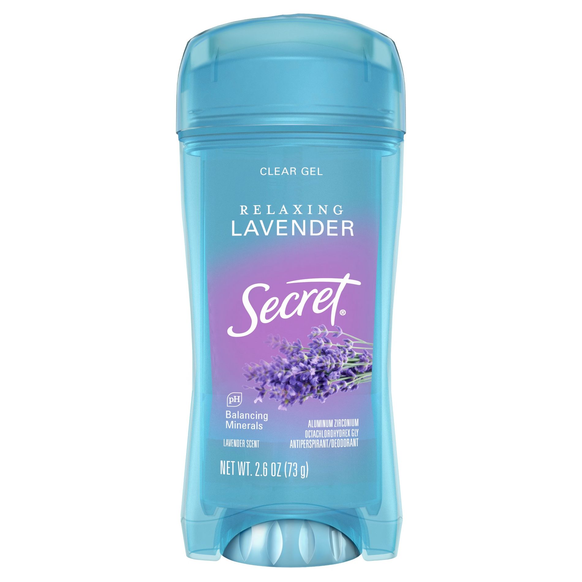 Secret Fresh Clear Gel Deodorant - Relaxing Refreshing Lavender - 2.6 oz