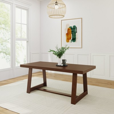 Photo 1 of Plank+Beam 72" Dining Table for 6, Classic Farmhouse Style Solid Wood Kitchen Table