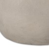 CAVINAS Modern Light Gray Outdoor Side Table,20.5"x18.5"x18.75" Concrete Patio End Table,Geometric Small Outdoor Table for Garden,Patio - 4 of 4