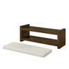 Vynxaria 47" Accent Bench with Shoe Rack ¨C Stylish Padded Seating & Storage Solution - 2 of 4