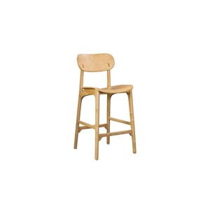 Boraam Solvang Wood Bar Stool Natural - 1 of 4