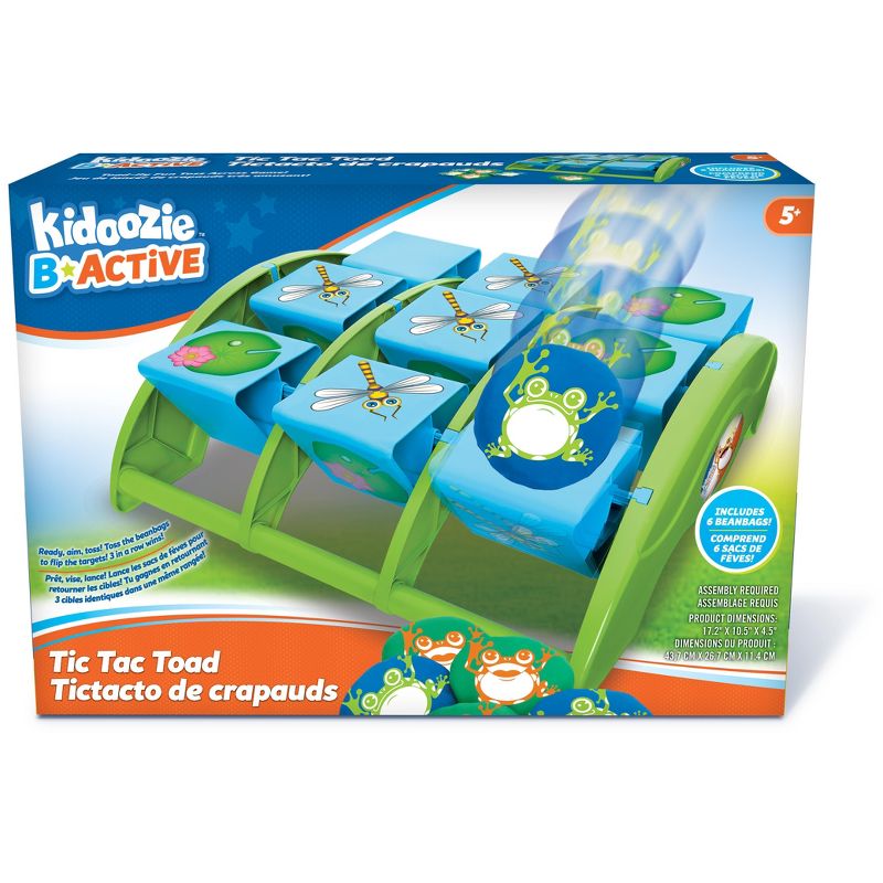 Kidoozie Tic Tac Toad Interactive Multiplayer Bean Bag Toss Game for Children ages 5 and above, 5 of 6