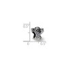Black Bow Jewelry Sterling Silver Cactus Bead Charm - 2 of 3