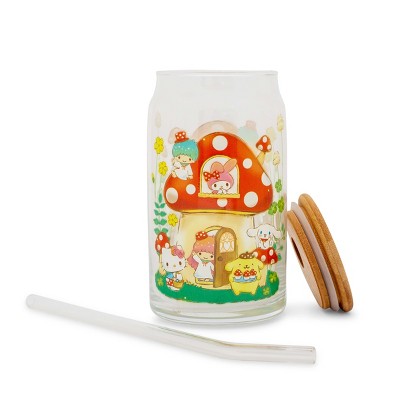 Silver Buffalo Sanrio Hello Kitty and Friends Glass Tumbler - Thumbnail 3