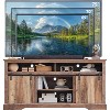 Mastgoal TV Stand for 75inch TVs with Sliding Door, Adjustable Shelf & Storage, 32inch Tall Modern Media Console for Living Room - 2 of 4