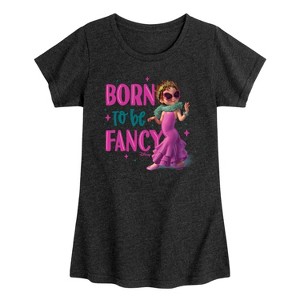 Girls' - Fancy Nancy - Born To Be Fancy Fitted Short Sleeve Graphic T-Shirt - 1 of 4