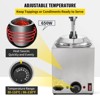 Commercial Electric Cheese Dispenser with Pump | 2.65 Qt 86-230℉ Warmer | Plastic Pump for Nacho Cheese - 4 of 4