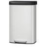 21 Gallon / 80 Liter Step-on Trash Can, Stainless Steel Kitchen Garbage Bin Featuring Soft-Close Plastic Lid and Liner Retainer Ring - 2 of 4
