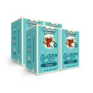 Southern Breeze Cold Brew Sweet Tea Original Iced Tea with 20 Individually Wrapped Tea Bags, Pack of 4 - 1 of 4