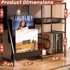 MOEPISY Record Player Stand With Vinyl Storage, 3-Tier Turntable Record Stand Holder, Holds Up to 300 Albums - 2 of 4