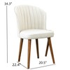 Sevobal Dining Chairs Mid-Century Modern Dining Chairs Set of 2 with Tapered Legs for Kitchen Living Room, Beige, 20.5"*34.3"*22.4" - 2 of 4