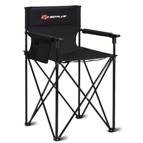 Costway Portable 38'' Oversized High Outdoor Beach Chair Camping Fishing  Folding Chair : Target