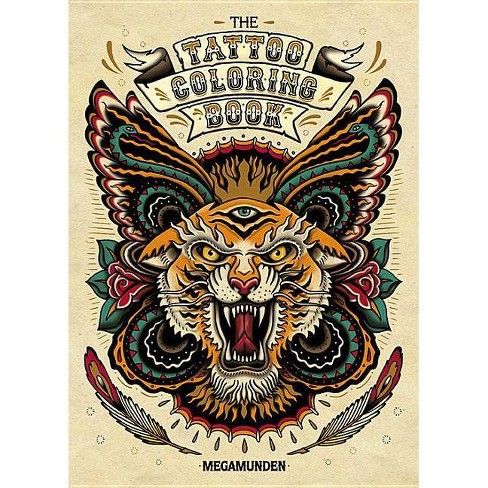 Download Tattoo Coloring Book By Oliver Munden Mixed Media Product Target