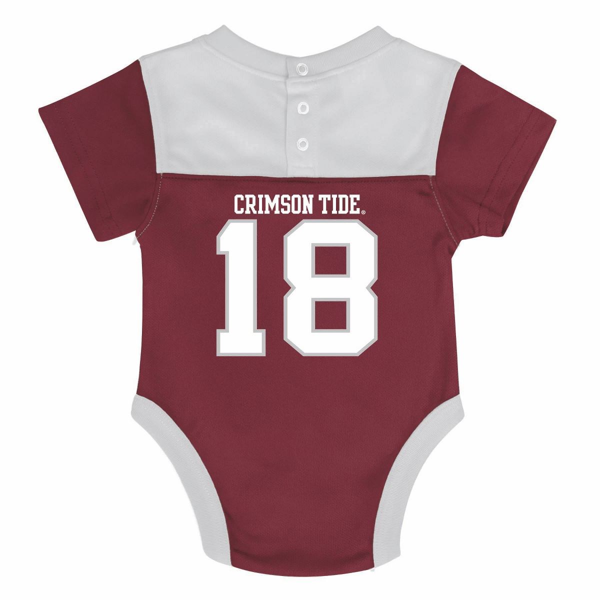 NCAA Alabama Crimson Tide Newborn 2pk Jersey Bodysuit - thumbnail 5