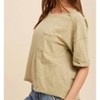 Women's Washed Short Sleeve Pocket Tee - IN-LOOM - 2 of 3