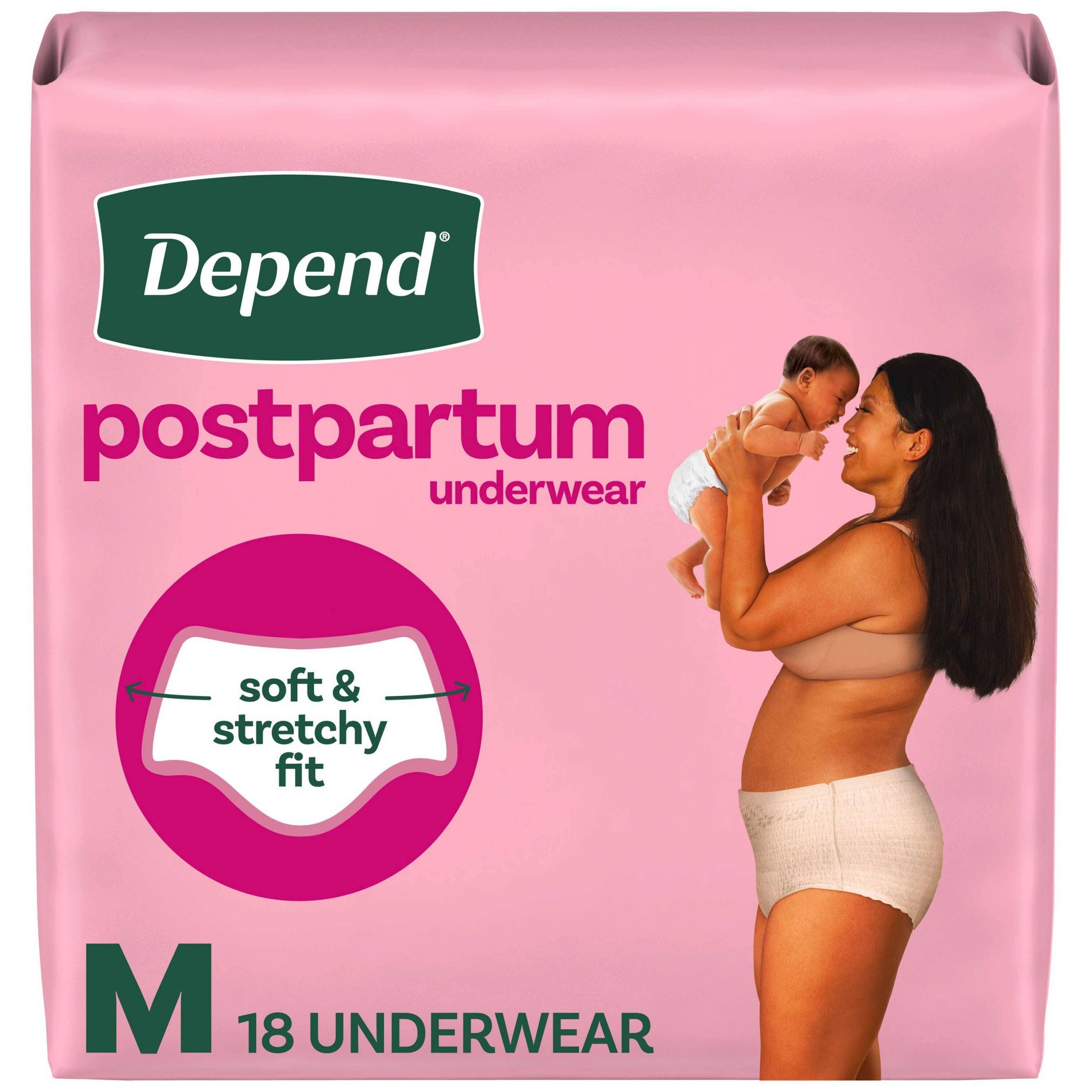 Depend Postpartum Women Incontinence Convenience Underwears - Maximum Absorbency